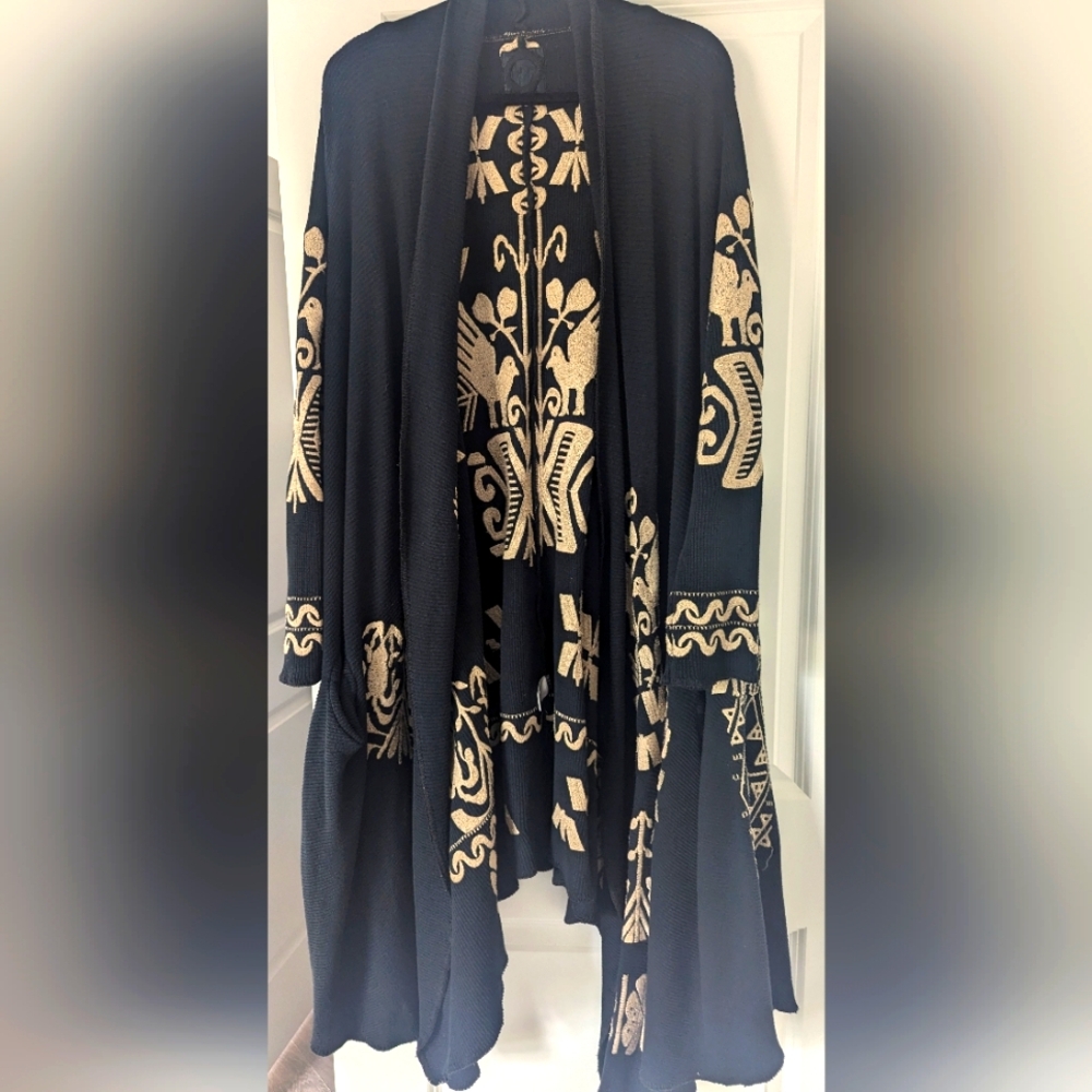 Biya/ Johnny Was Sweater Coat